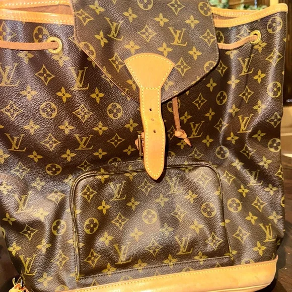Louis Vuitton Brown and Tan Monogram Backpack Louis Vuitton | Bags | Louis Vuitton Brown And Tan Monogram  main image 4